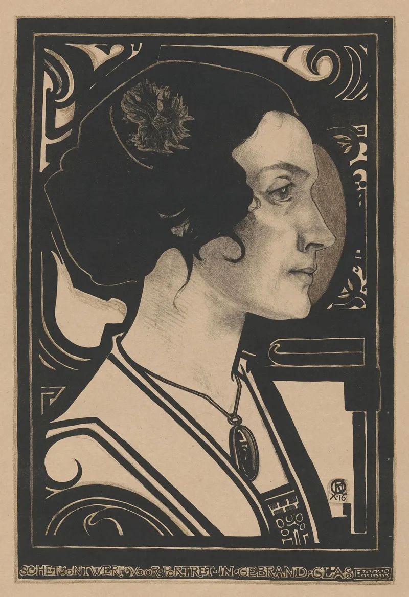 Portret Van Een Onbekende Vrouw 5