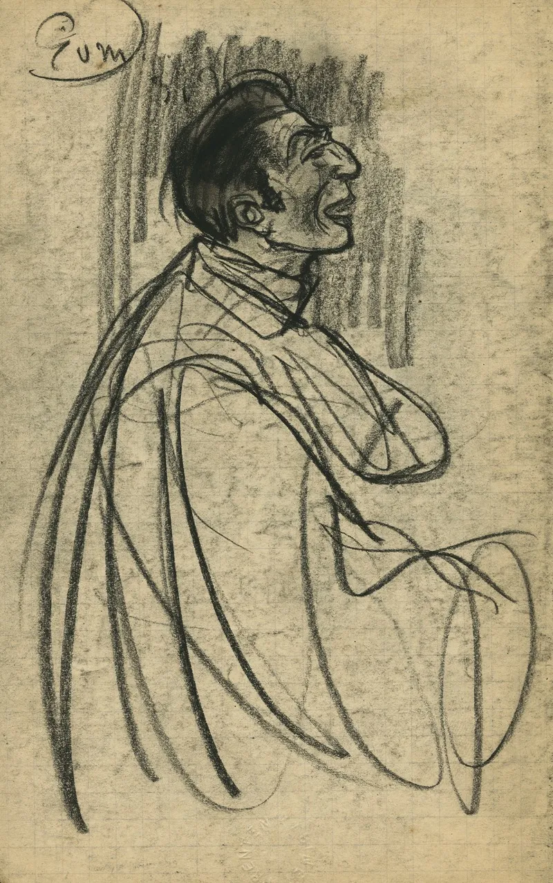 Portret Van Een Zittende Man 2