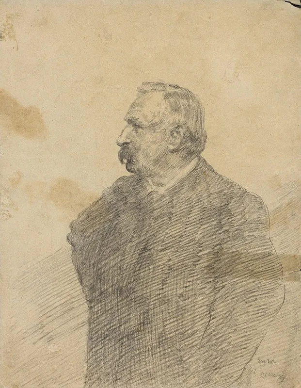 Portret Van Ernest Rousseau