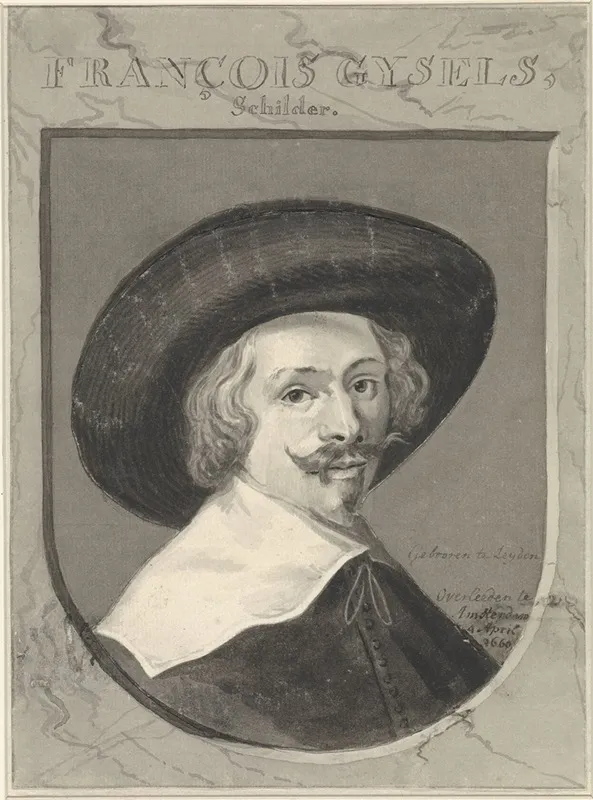 Portret Van Frans Gijsels Wall Art by Gerard van Nijmegen - High-Resolution Digital Print