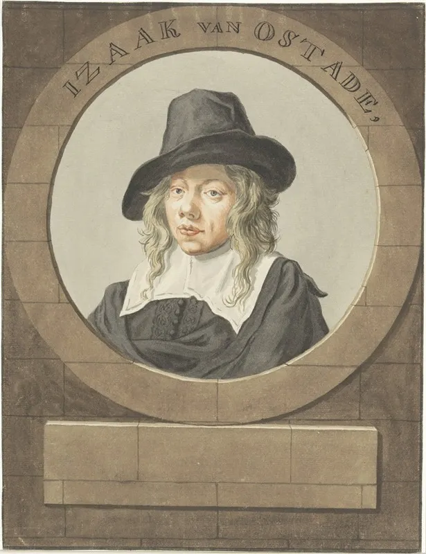 Portret Van Isaak Van Ostade Wall Art by Adriaen van Ostade - High-Resolution Digital Print
