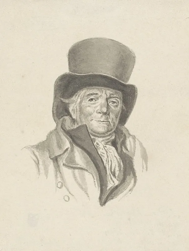 Portret Van Johannes Petrus Van Horstok Wall Art by Joannes Pieter Visser Bender - High-Resolution Digital Print