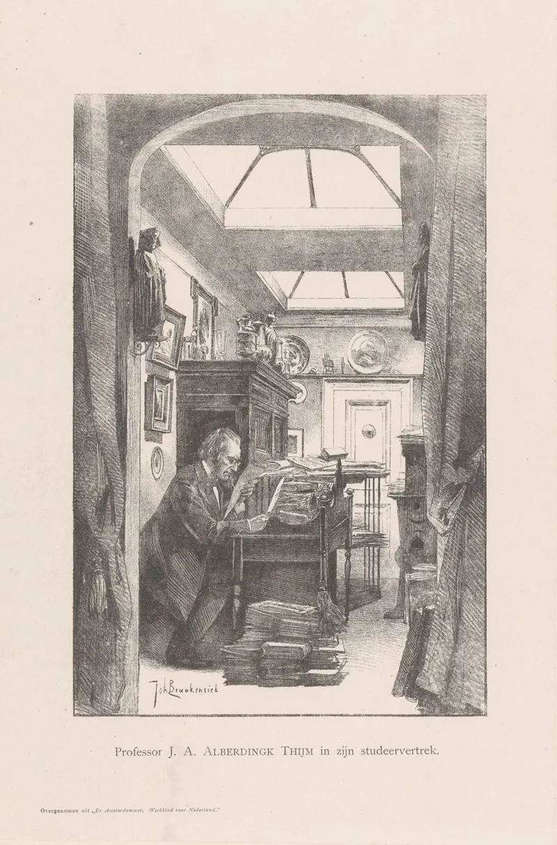 Portret Van Josephus Albertus Alberdingk Thijm