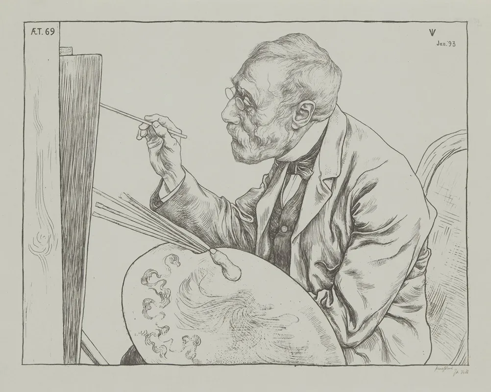 Portret Van Jozef Israels