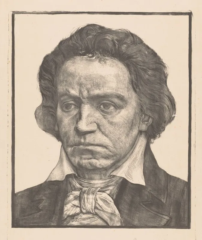 Portret Van Ludwig Van Beethoven 2