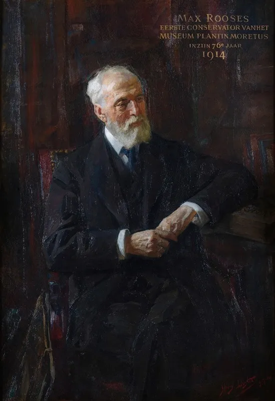 Portret Van Max Rooses Wall Art by Henry Luyten - High-Resolution Digital Print