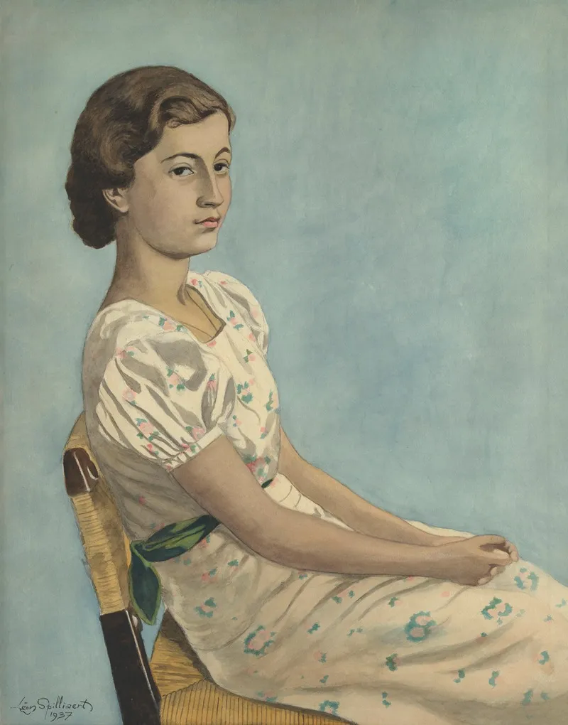 Portret Van Mejuffrouw Simonne Kremer