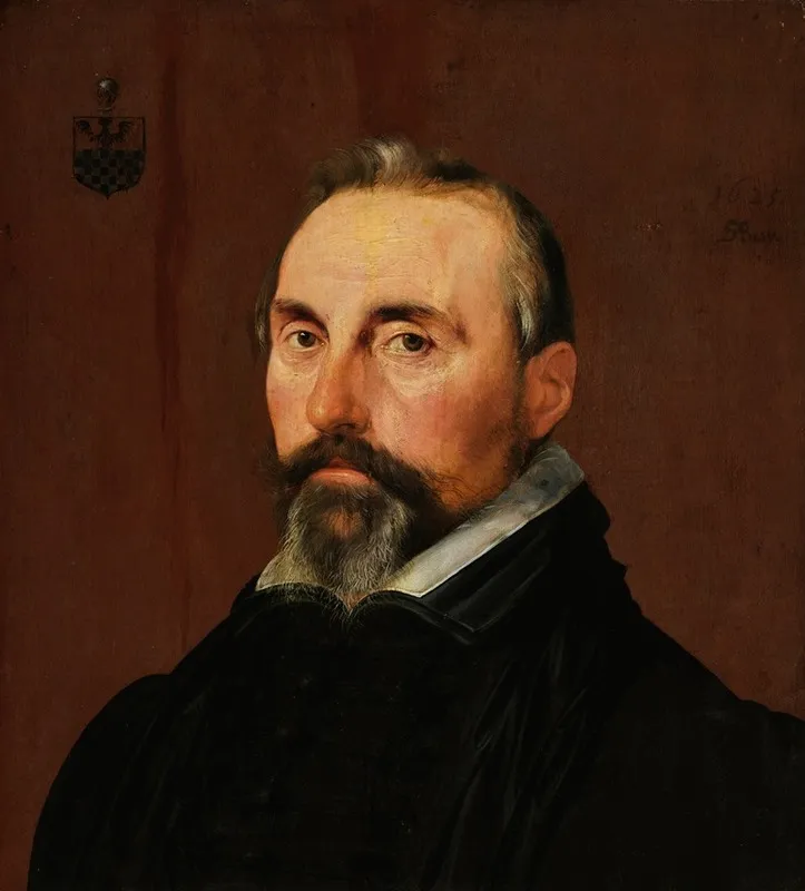 Portret Van Melchior Moretus Wall Art by Salomon de Bray - High-Resolution Digital Print