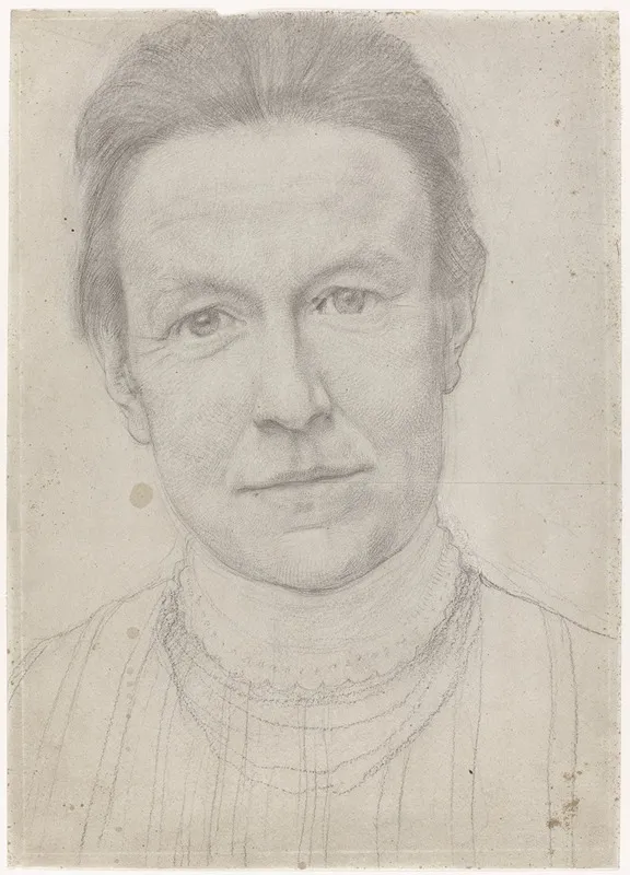 Portret Van Mevrouw J H Derkinderen Besier