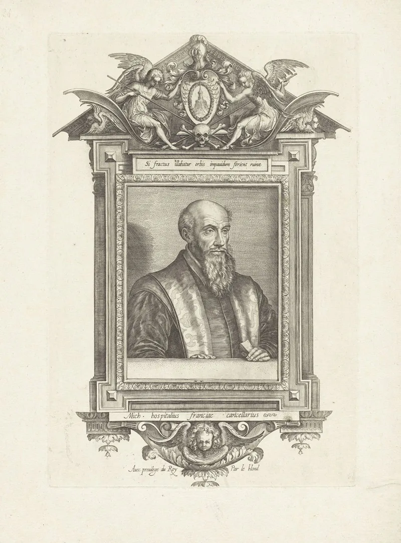 Portret Van Michel De Lhospital