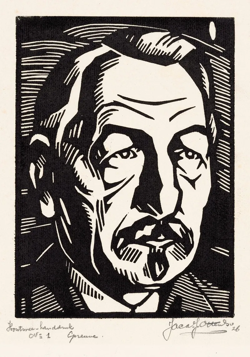 Portret Van Pieter Jelles Troelstra Wall Art by Jacques Jeichienus Ottens - High-Resolution Digital Print