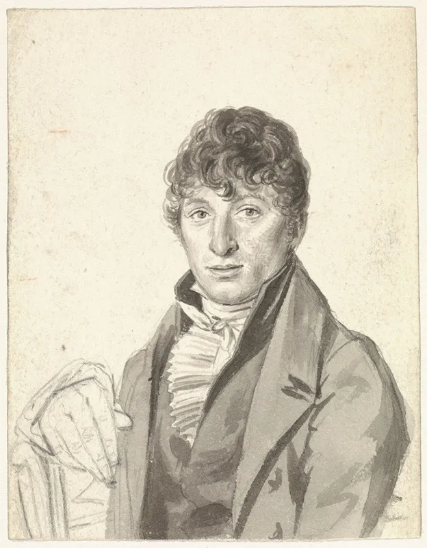 Portret Van Pieter Martinus Gregoor Wall Art by Hendrik Willem Caspari - High-Resolution Digital Print