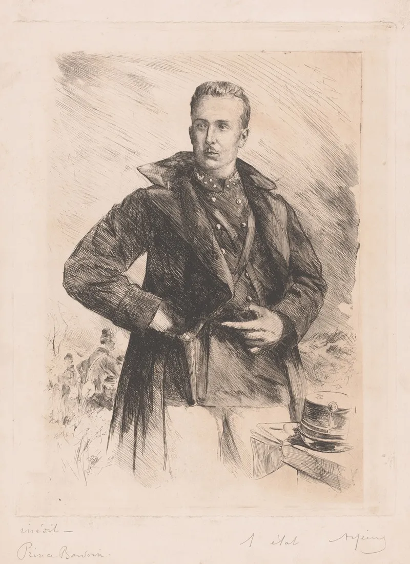 Portret Van Prins Boudewijn Van Belgie