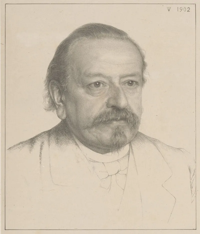 Portret Van Reinier Willem Petrus De Vries