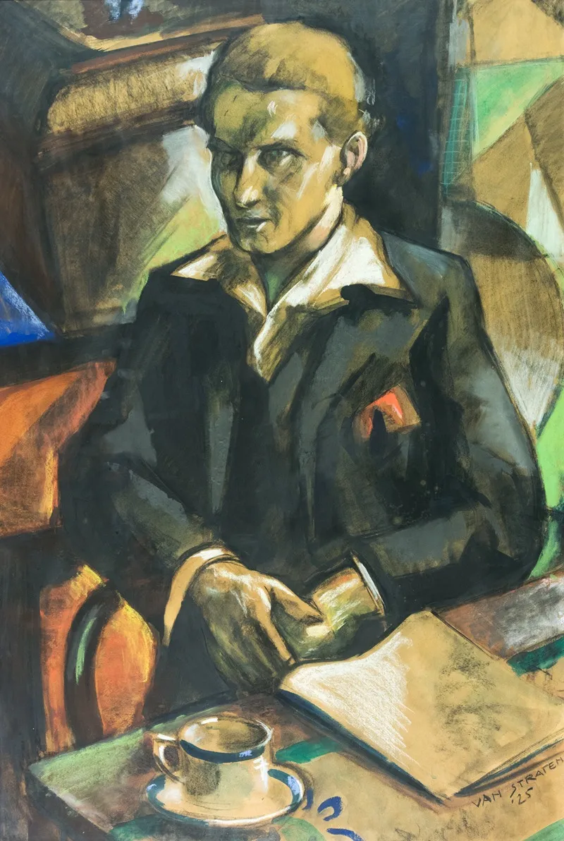 Portret Van Rene Vaes Wall Art by Henri Van Straten - High-Resolution Digital Print