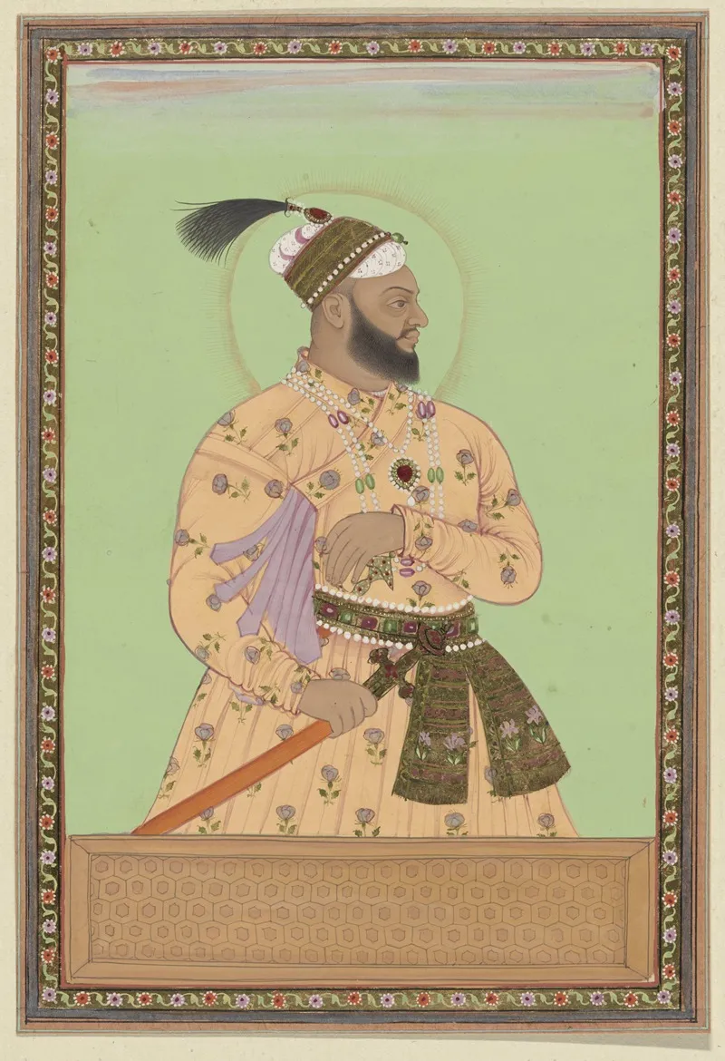 Portret Van Sultanji De Oudste Zoon Van Aurangzeb De Schoonzoon Van Sultan Abdullah
