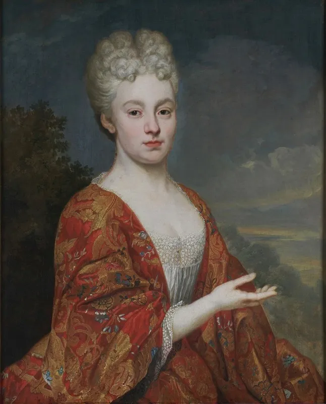 Portret Van Theresia Mechtildis Schilders Wall Art by Jan van Helmont - High-Resolution Digital Print