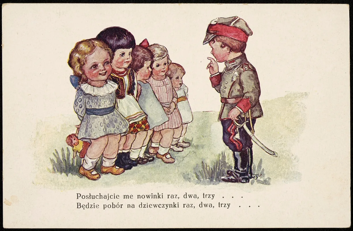 Posluchajcie Me Nowinki Raz Dwa Trzy Wall Art by A. Ursyn - High-Resolution Digital Print