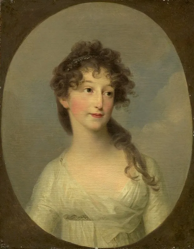 Possibly Franciska Krasinska Duchess Of Courland Wall Art by Angelica Kauffmann - High-Resolution Digital Print
