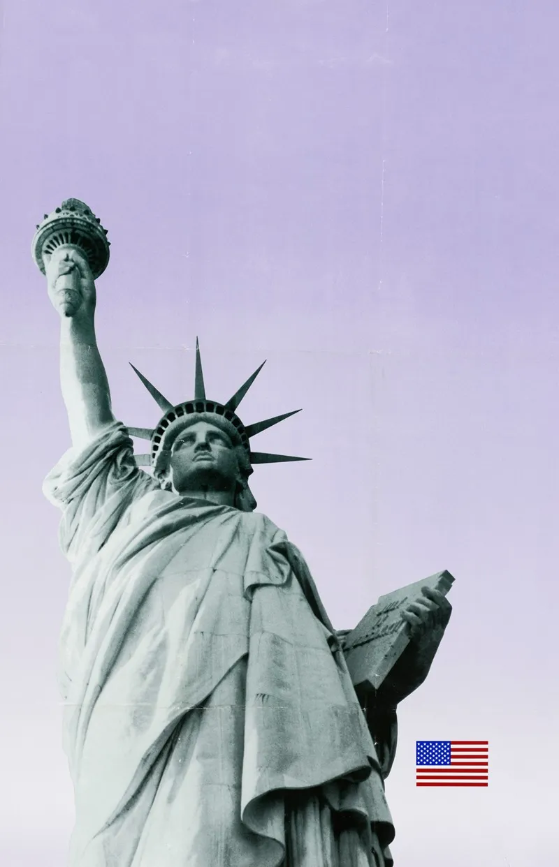 Poster Featuring The Statue Of Liberty