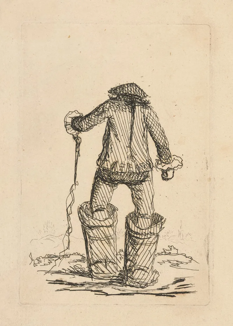 Postillon With Back Toward Viewer