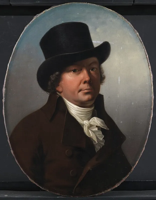 Poul Johan Schouw Guvernor I Ostindien Wall Art by Jens Juel - High-Resolution Digital Print