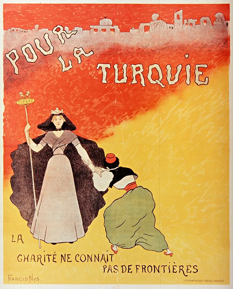 Pour La Turquie La Charite Ne Connait Pas De Frontieres 2 Wall Art by Francis Nys - High-Resolution Digital Print