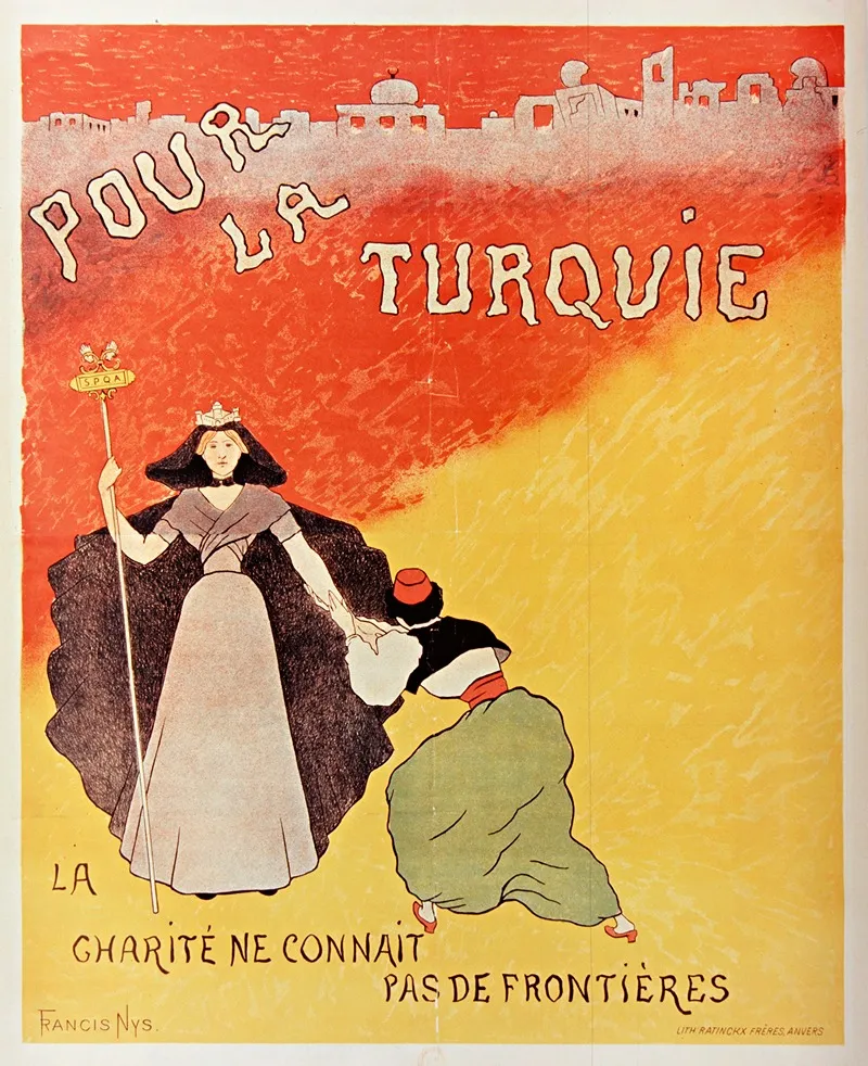 Pour La Turquie La Charite Ne Connait Pas De Frontieres Wall Art by Francis Nys - High-Resolution Digital Print
