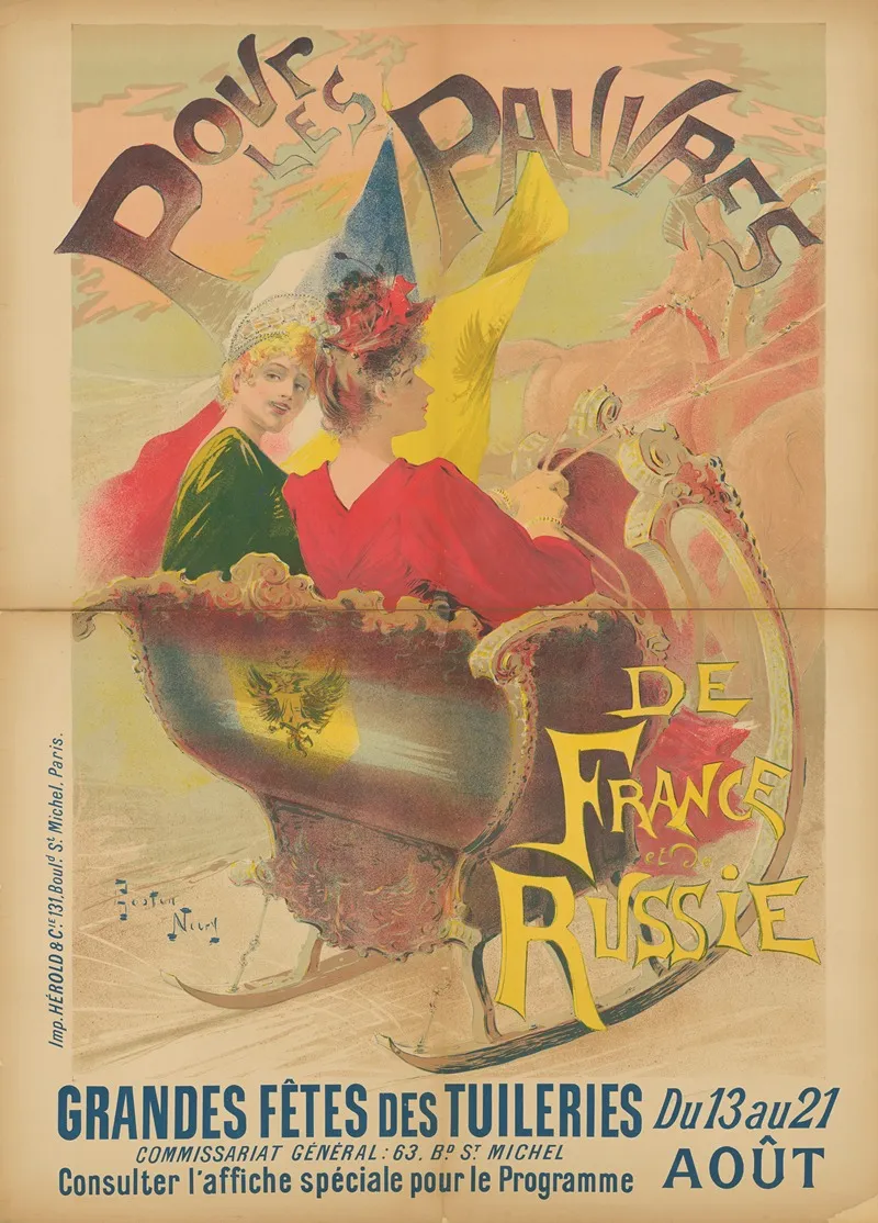 Pour Les Pauvres De France Et De Russie 2 Wall Art by Gaston Noury - High-Resolution Digital Print