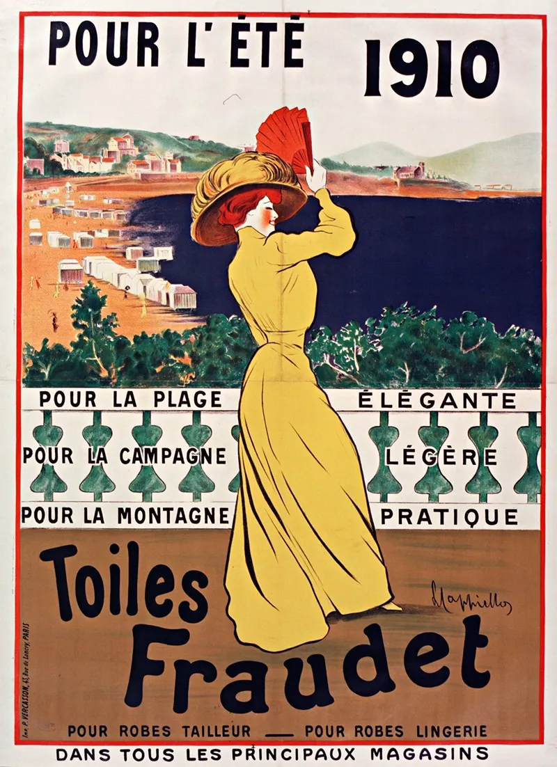 Pour Lete 1910 Toiles Fraudet Wall Art by Leonetto Cappiello - High-Resolution Digital Print