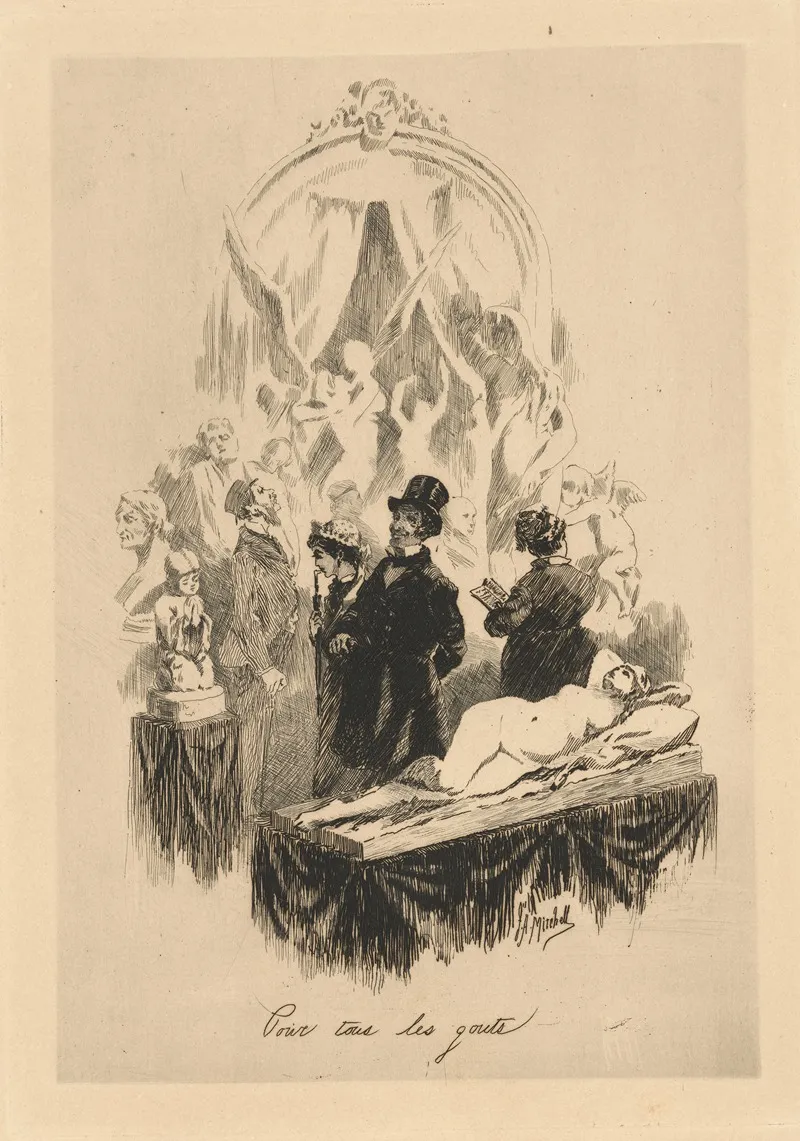 Pour Tous Les Gouts Wall Art by John Ames Mitchell - High-Resolution Digital Print