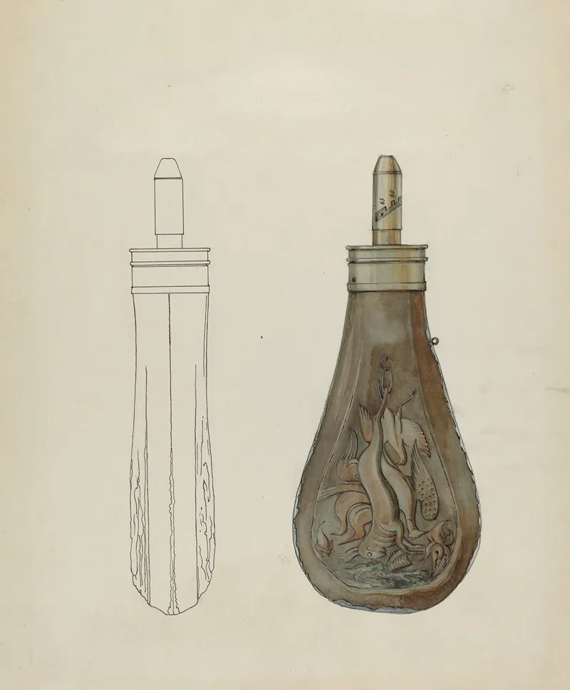 Powder Flask 12