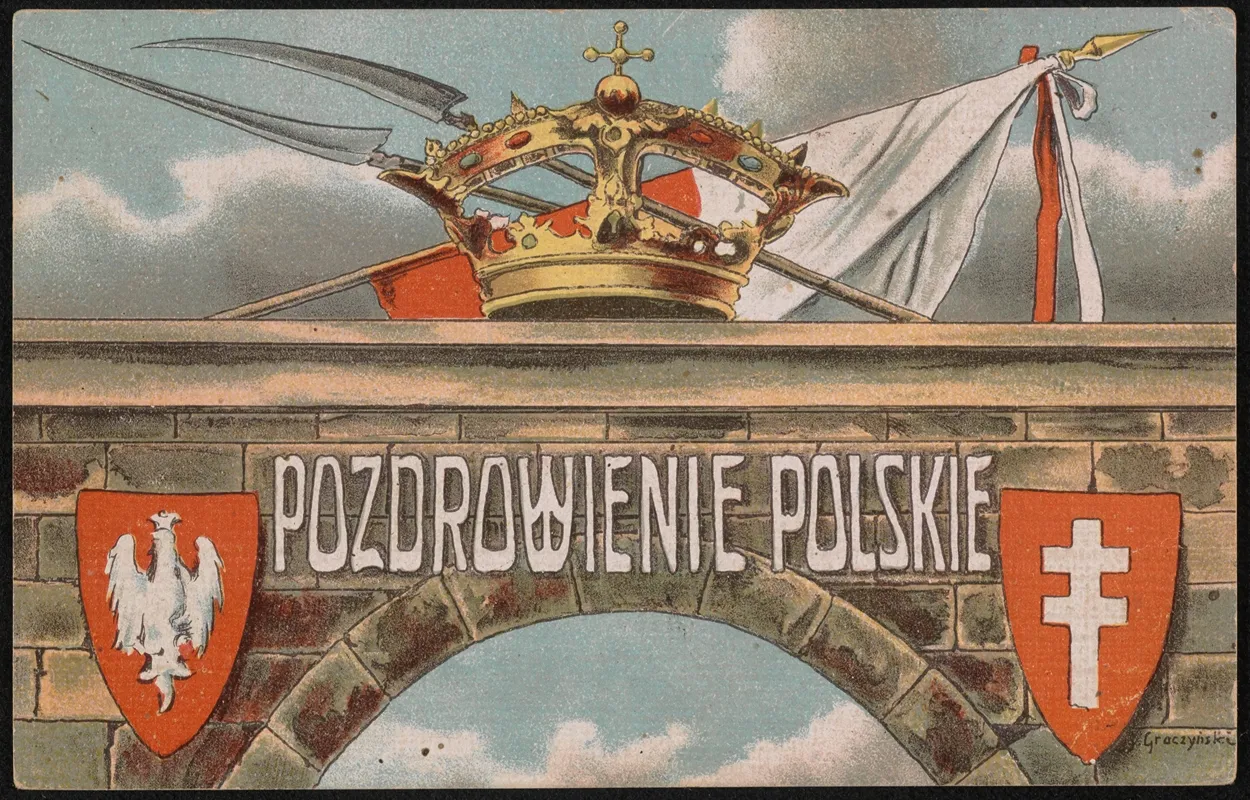 Pozdrowienie Polskie Wall Art by Józef Graczyński - High-Resolution Digital Print