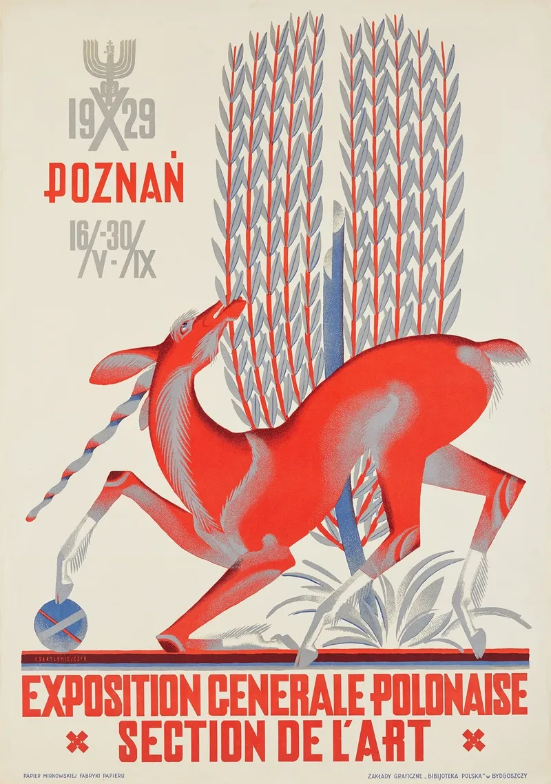 Poznan Exposition Generale Polonaise Section De Lart