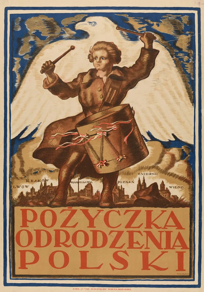 Pozyczka Odrodzenia Polski Lwow Krakow Warszawa Poznan Gniezno Wilno