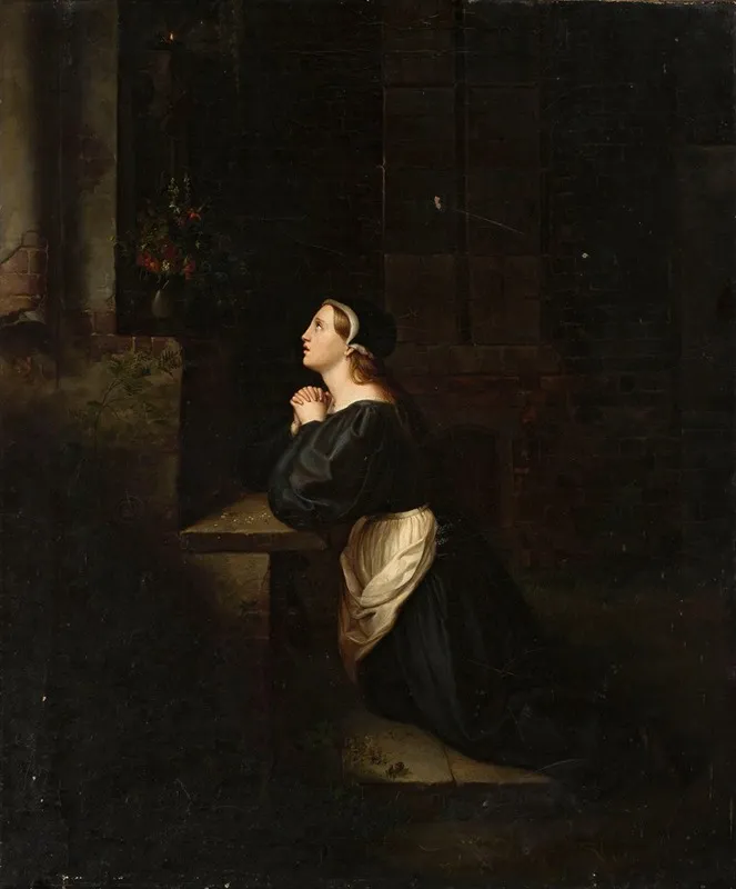 Prayer Wall Art by Eduard Ratti - High-Resolution Digital Print