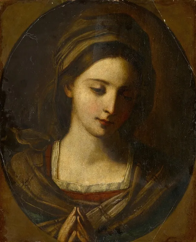 Praying Madonna Wall Art by Michele Desubleo - High-Resolution Digital Print