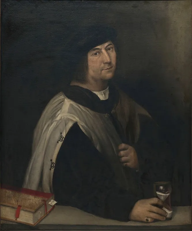 Prelate With An Hourglass