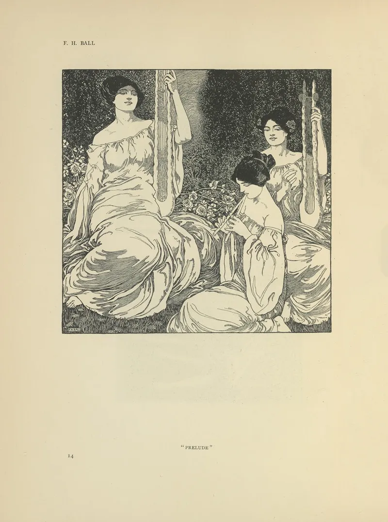 Prelude 3 Wall Art by Frederick Hammersley Ball - High-Resolution Digital Print