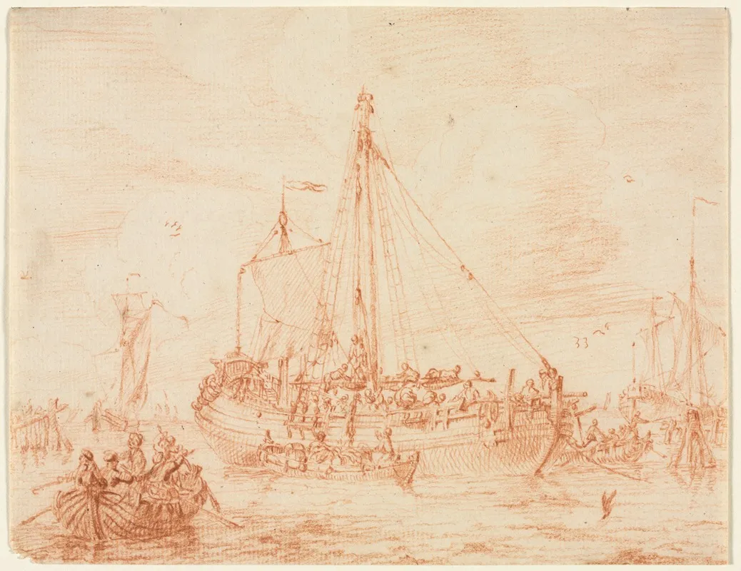Preparation Of The Herring Bark Wall Art by Sieuwert van der Meulen - High-Resolution Digital Print