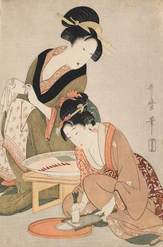 Preparing Raw Fish