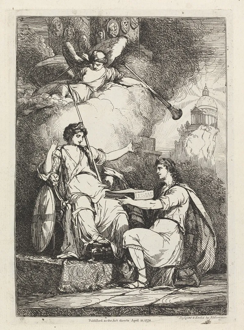 Presentation Of The Lusiad To Britannia