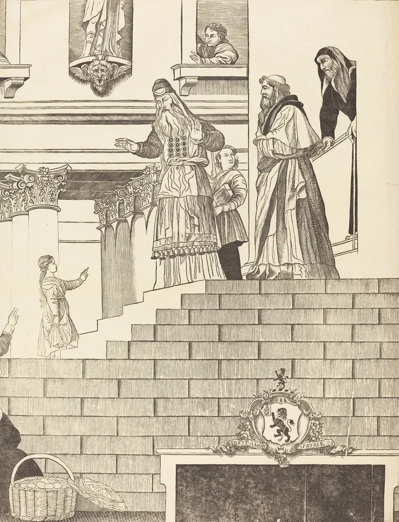 Presentation Of The Virgin In The Temple Right Plate