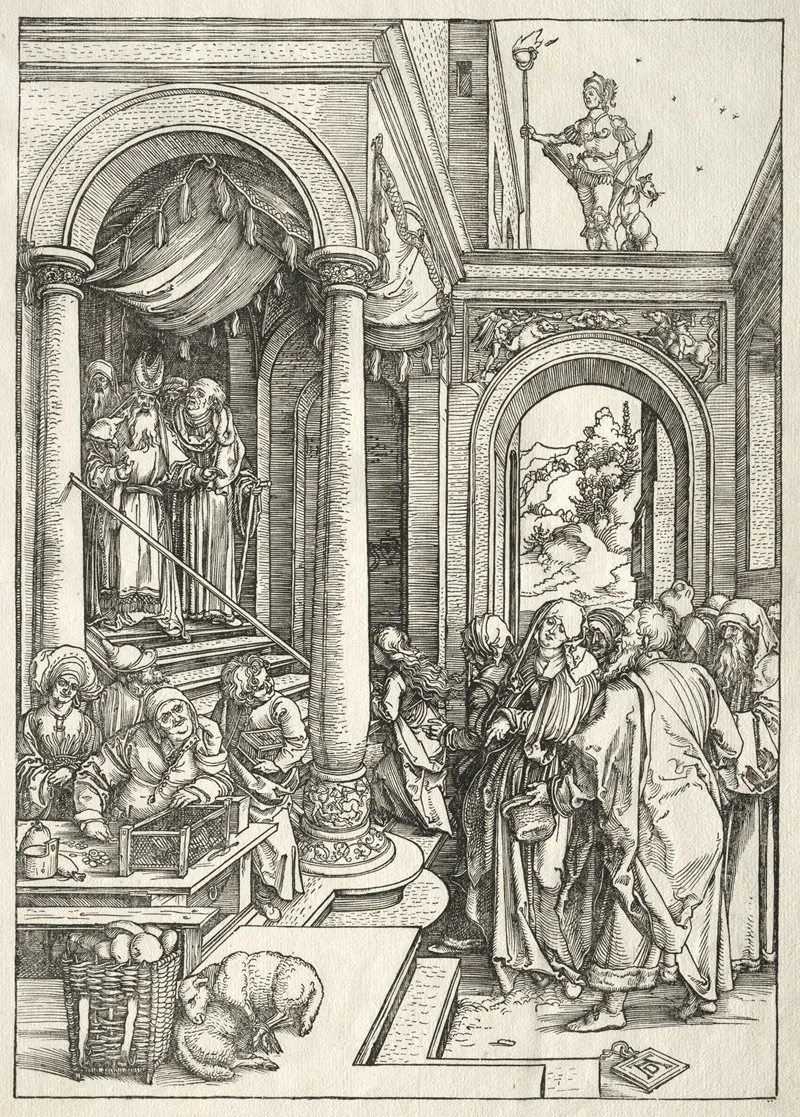 Presentation Of The Young Virgin In The Temple
