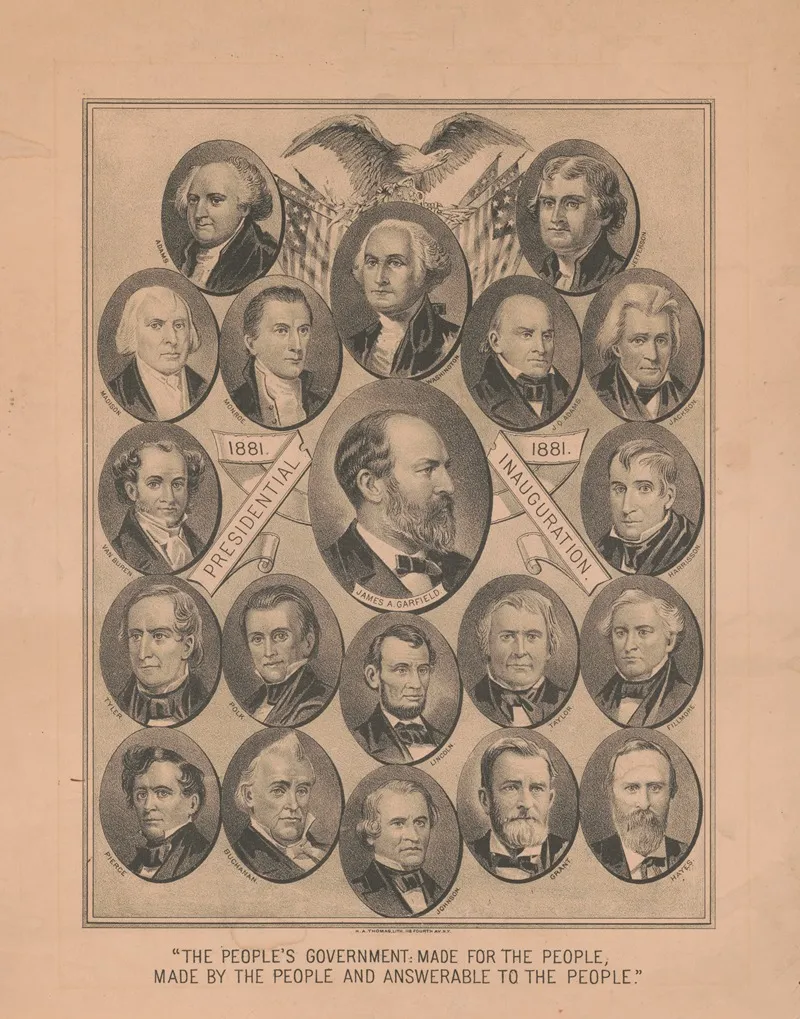 Presidential Inauguration 1881 Wall Art by Henry Atwell Thomas - High-Resolution Digital Print