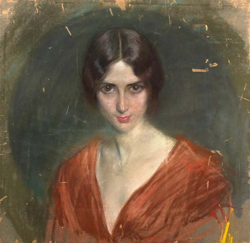 Presumed Portrait Of Cleo De Merode Wall Art by Otto Goetze - High-Resolution Digital Print