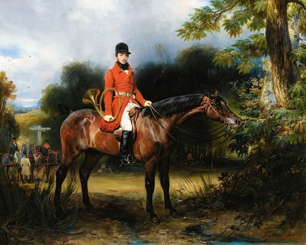 Presumed Portrait Of Future Comte De Plaisance Wall Art by François-Gabriel-Guillaume Lépaulle - High-Resolution Digital Print