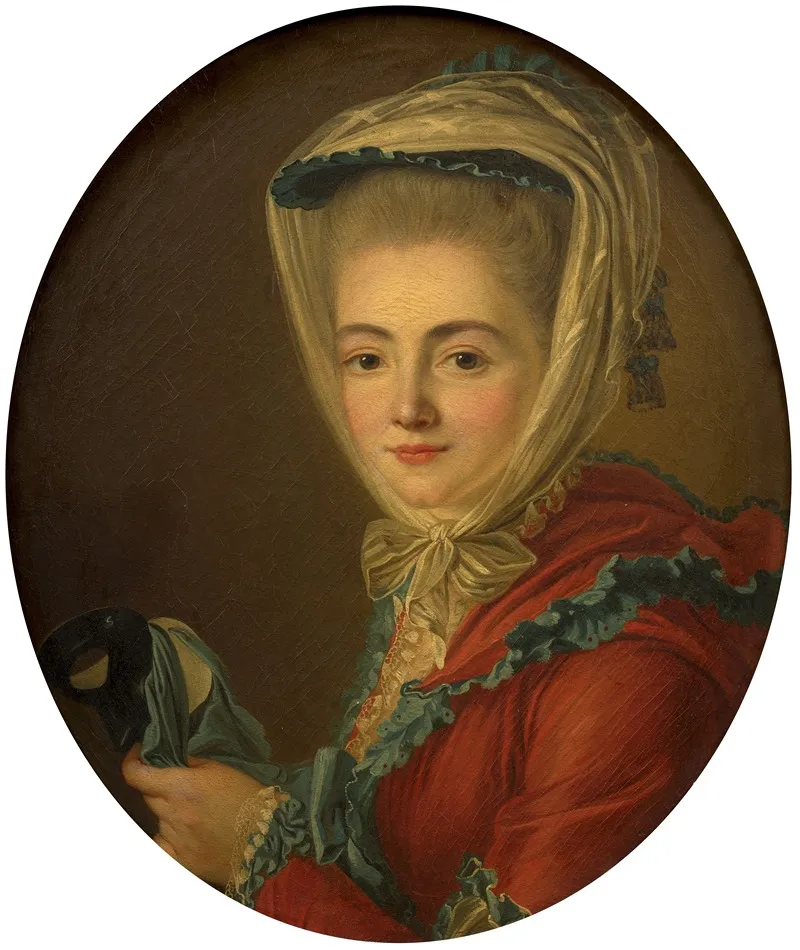 Presumed Portrait Of Henriette Caudron The Wife Of The Artist Wall Art by François-Bruno Deshays De Colleville - High-Resolution Digital Print