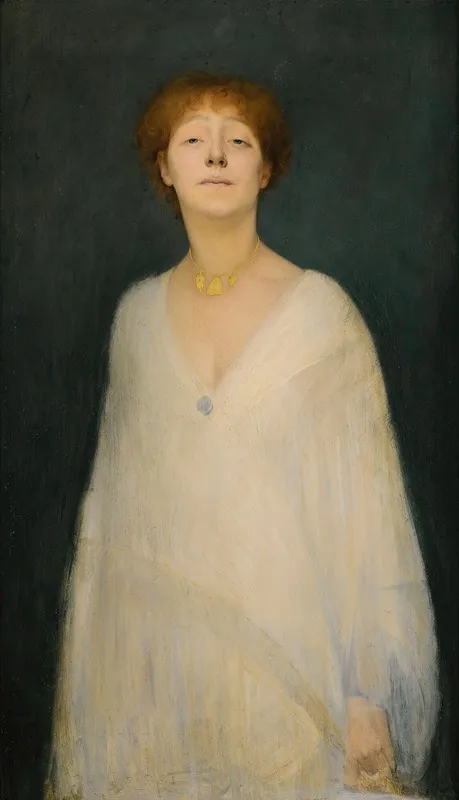 Presumed Portrait Of Yvette Guilbert Wall Art by Joseph Granié - High-Resolution Digital Print