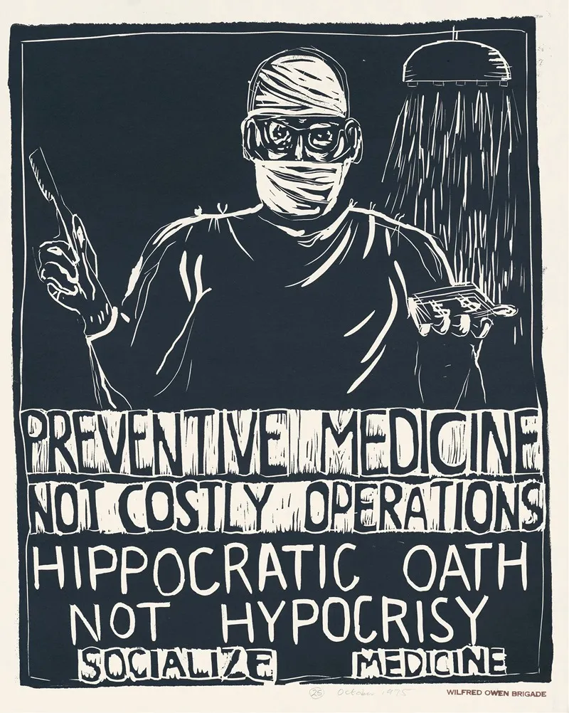 Preventive Medicine Not Costly Operations Wall Art by Leon Klayman - High-Resolution Digital Print